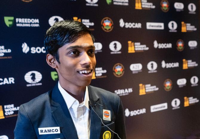 Praggnanandhaa, The Teen Who Stunned Magnus Carlsen - Rediff.com