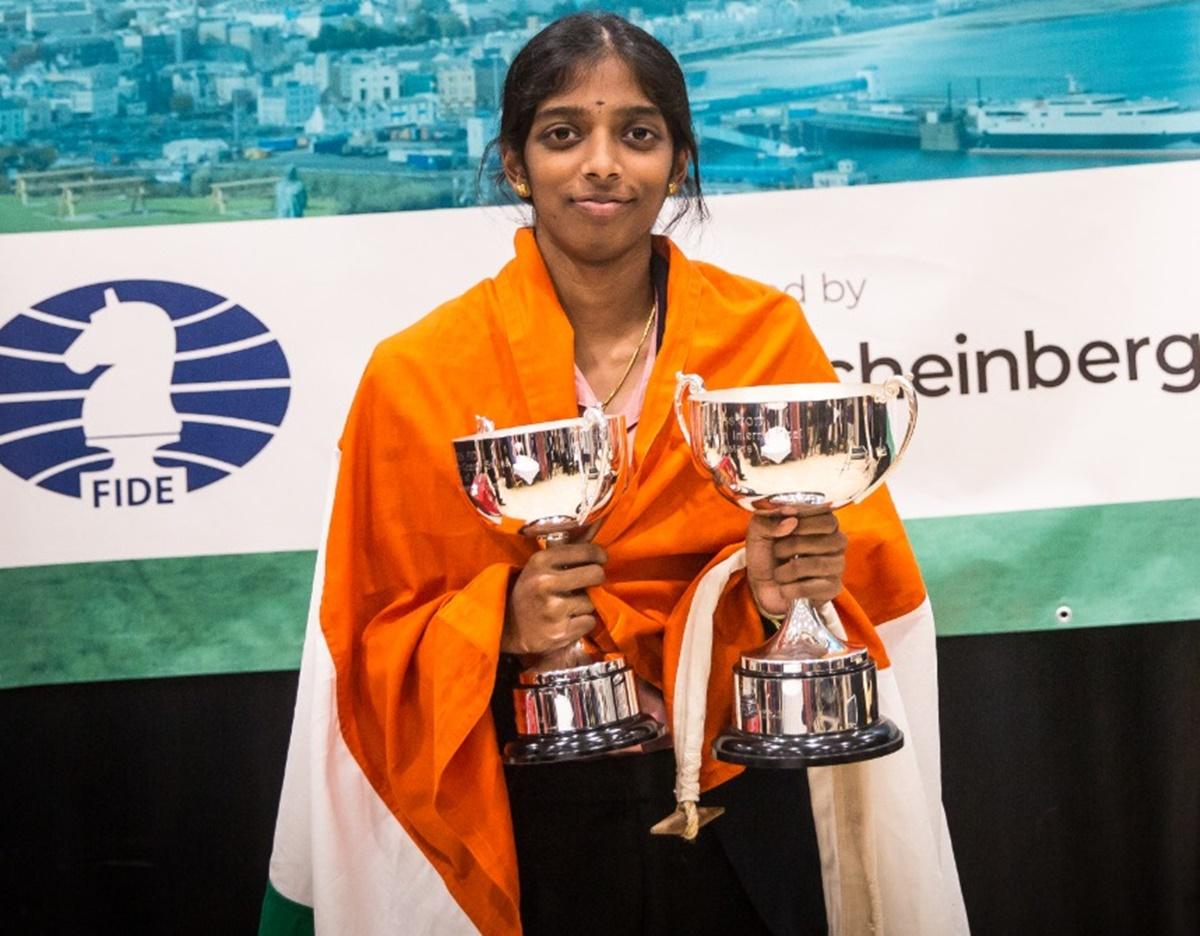 Vaishali and Praggnanandhaa became the first sister-brother duo to attain  Grandmaster status.- Republic World