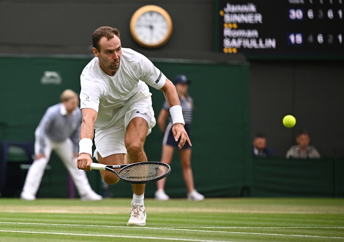 Sinner stops Safiullin to move into Wimbledon semis - Rediff Sports