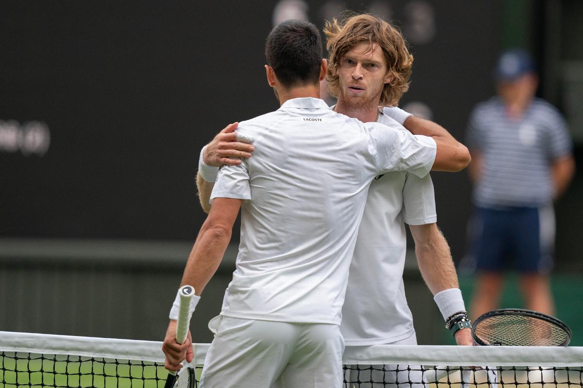 Andrey Rublev, who expressed his dismay about his country's action shortly after the invasion when he wrote "No War Please" on a camera lens at the Dubai Open last year, said he was taken aback by the support from the Wimbledon fans during his match against 2nd seed Novak Djokovic on Tuesday.