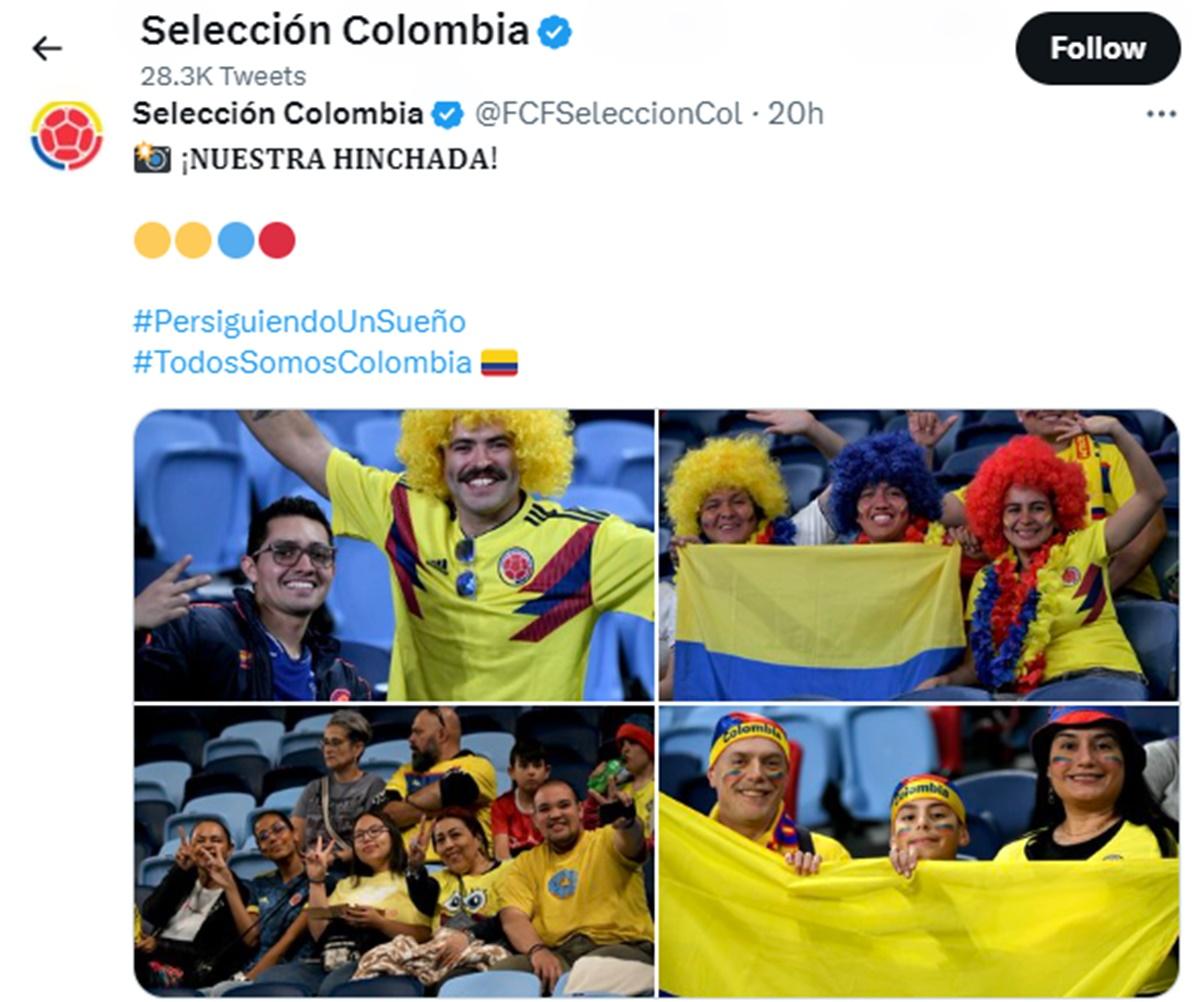 Colombia fans