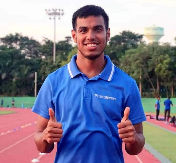 Track and Field sprinter Amlan Borgohain has been added to India's contingent on Thursday