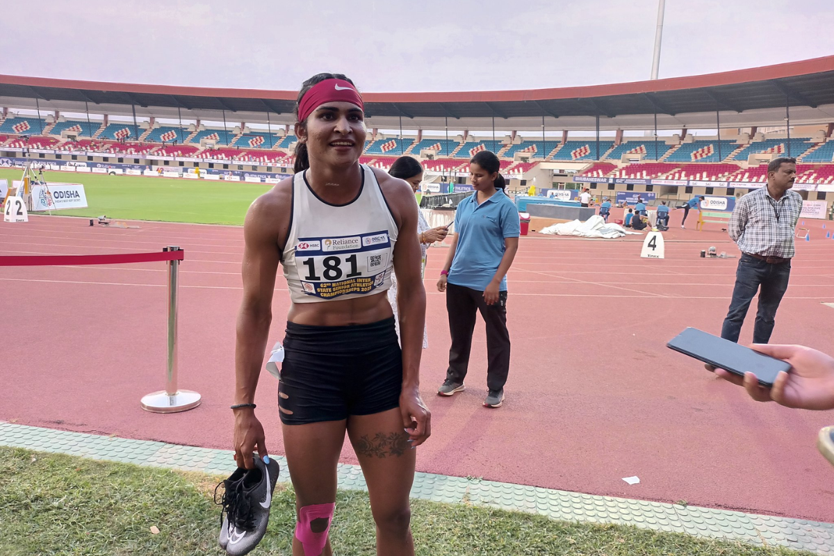 Anjali Devi, whose earlier personal best was the 51.53 she had clocked in Lucknow, left behind the Asian Games qualifying time of 52.96 seconds by nearly one and a half second