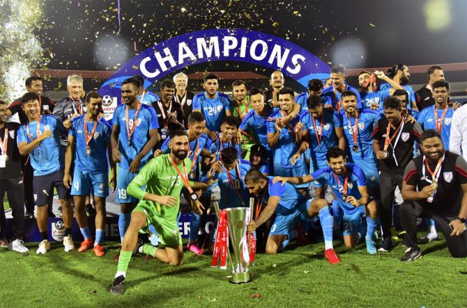 India beat Lebanon to win the Intercontinental Cup