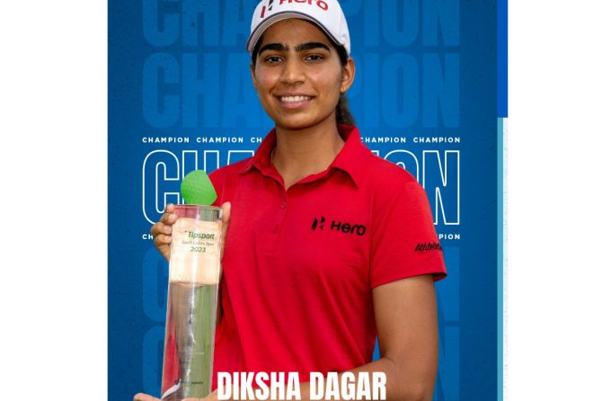 Diksha Dagar is crowned the Tipsport Czech Ladies Open champion for her second LET title. She now has two individual wins and nine Top-10 finishes, four of which have come this season