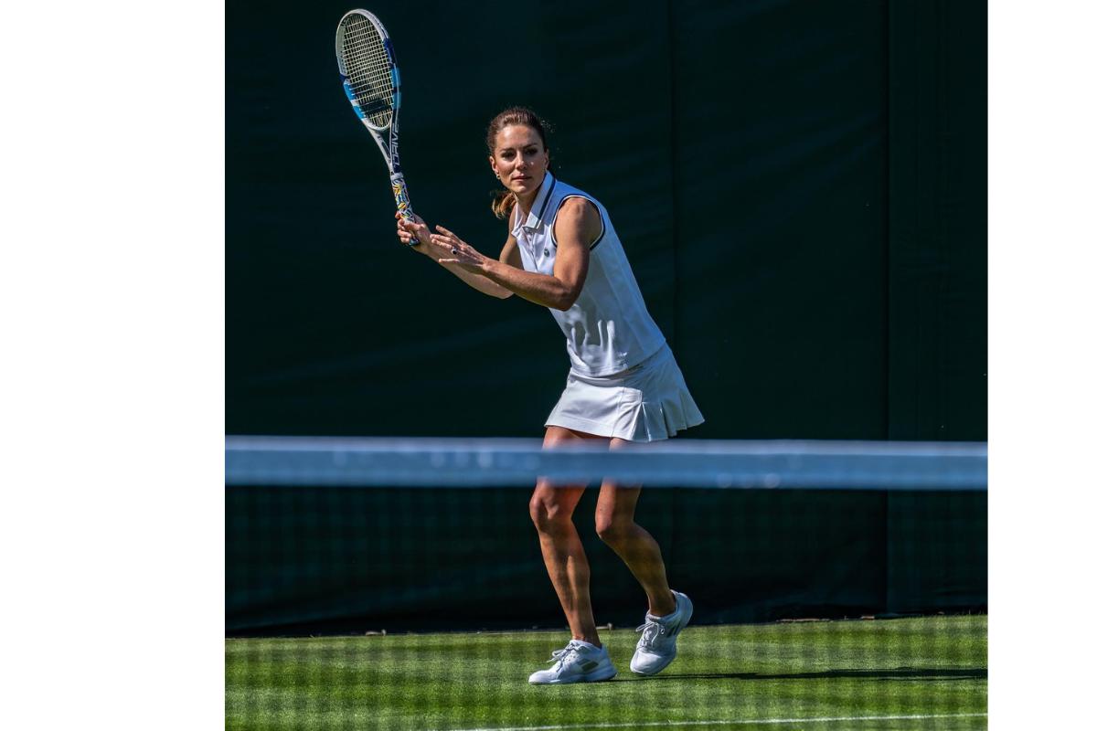 Princess Kate playing tennis