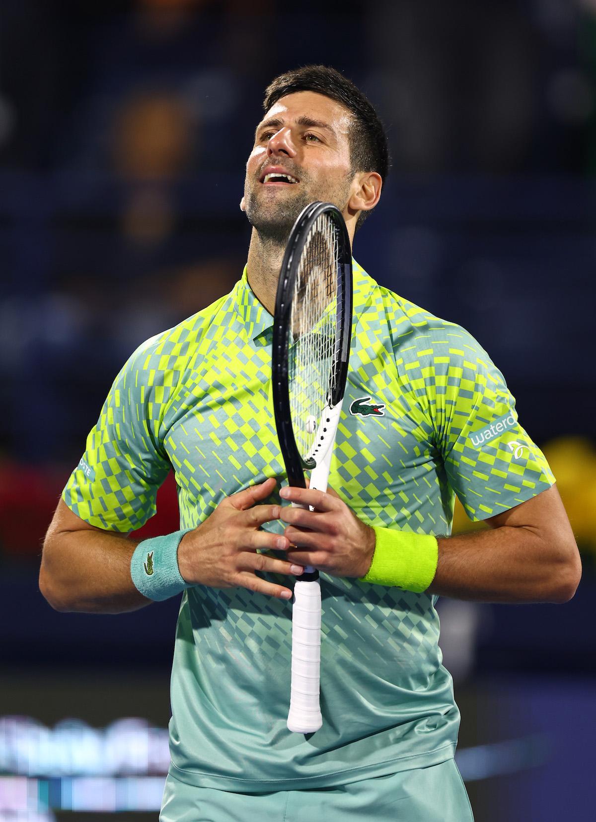 Dubai Tennis Championships 2023: Novak Djokovic hits practice