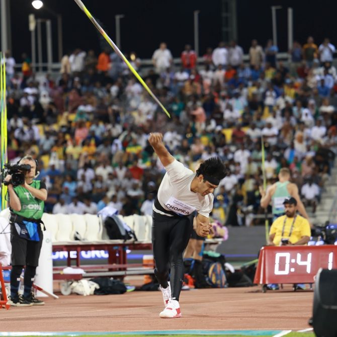 Neeraj Chopra comfortably beat a field that included World champion Anderson Peters and Tokyo 2020 Olympics silver medallist Jakub Vadlejch