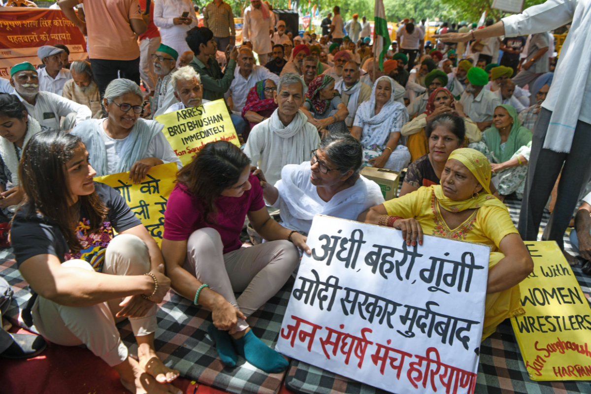 Jantar Mantar protest by wrestlers