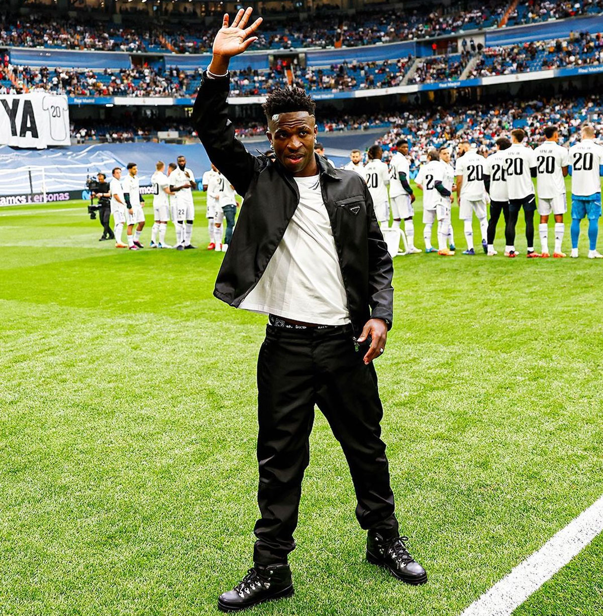 PIX: Real Madrid players, fans rally behind Vinicius Jr - Rediff.com