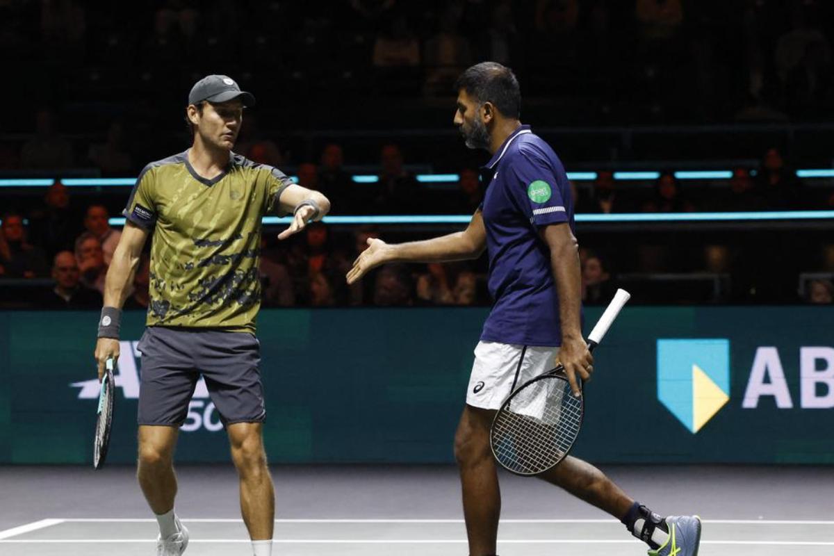 Rohan Bopanna and Matthew Ebden, who made their first outing since winning the men's doubles title at the Australian Open, will face Ariel Behar of Uruguay and Czech Adam Pavlasek in the quarter-finals.