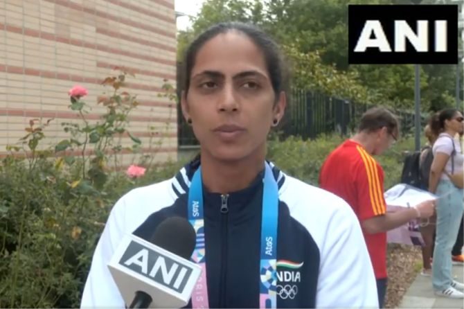 India's Kiran Pahal clocked well below her personal best timing