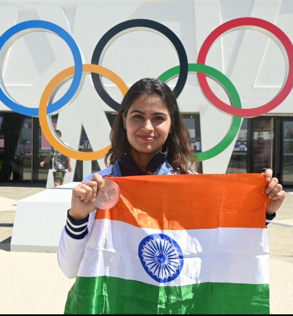 Manu Bhaker is the first Indian to win two medals at the same Olympics having won two bronze at the ongoing Games in Paris