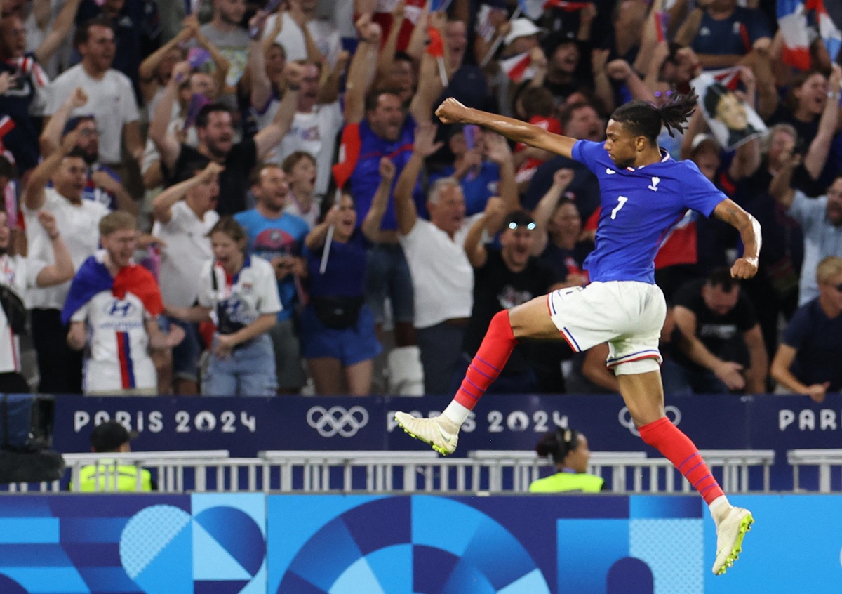 Michael Olise scored in extra-time to earn Thierry Henry's side victory and extend their quest for a second Olympic title.