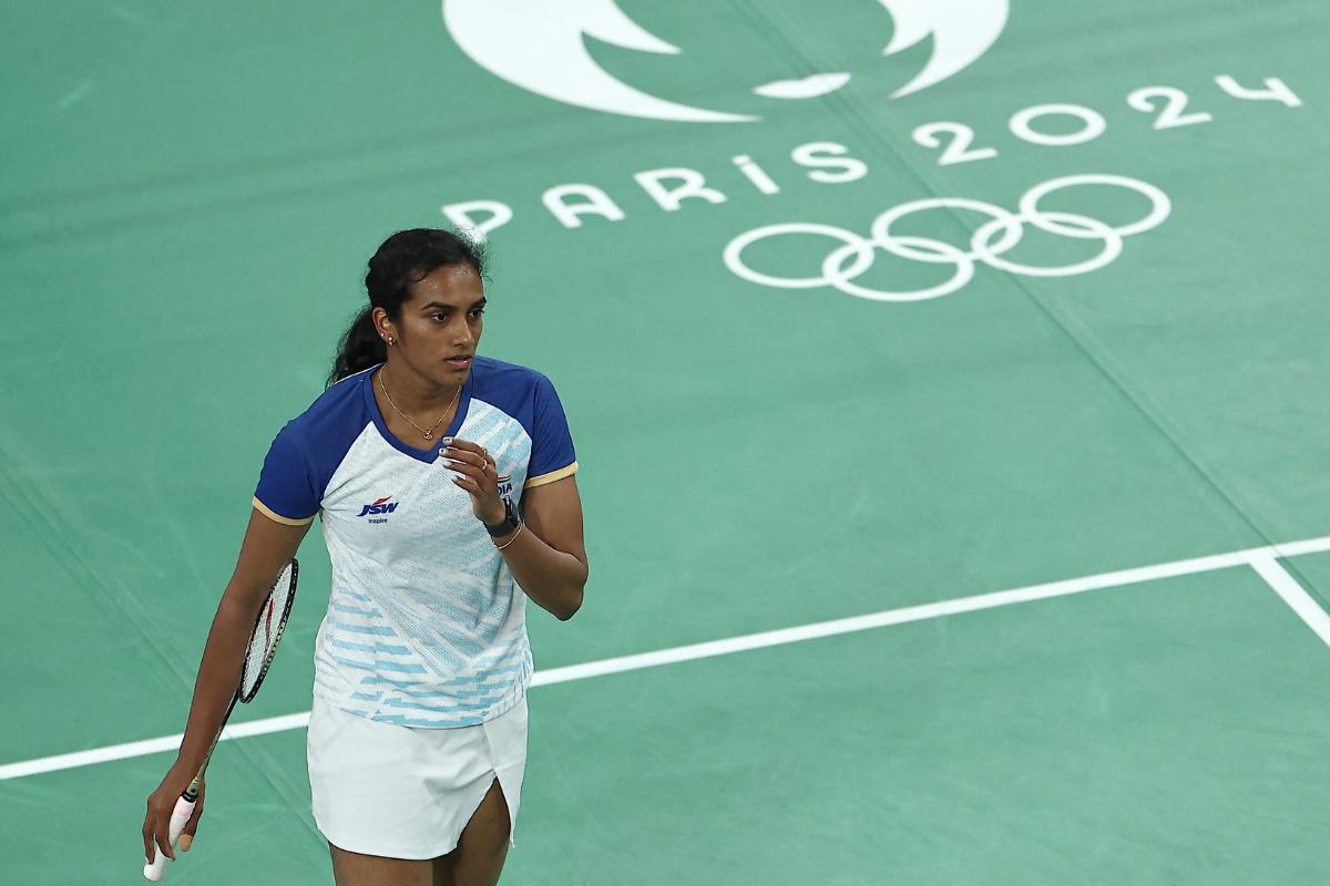 women’s singles pre-quarter-final against China's He Bing Jiao, in Paris, last week, bringing the curtains down early in her campaign