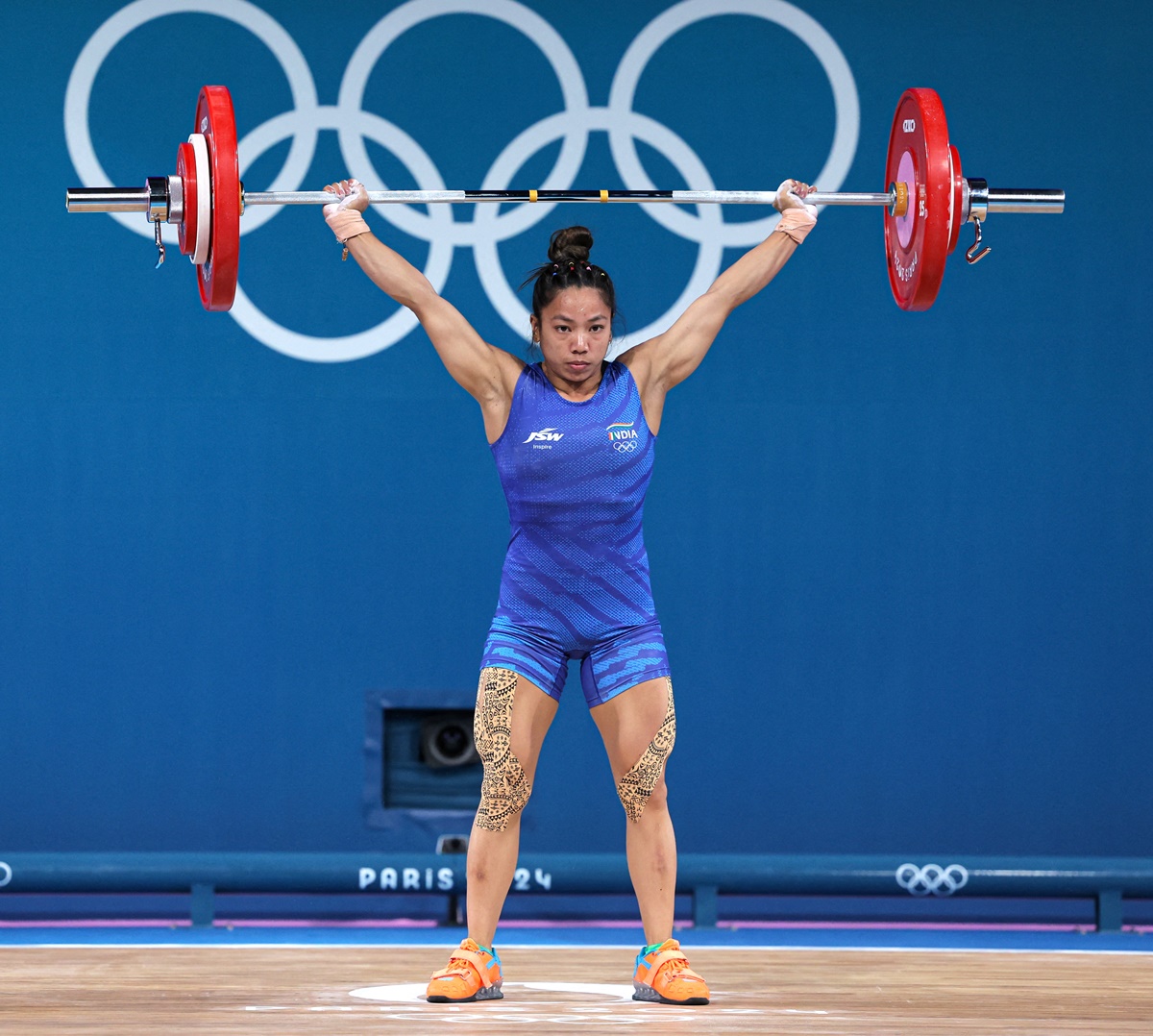 Mirabai Chanu lifts 85kg