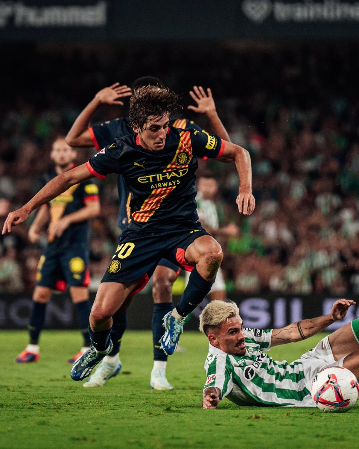 Action from the La Liga match played between Giron and Betis on Thursday