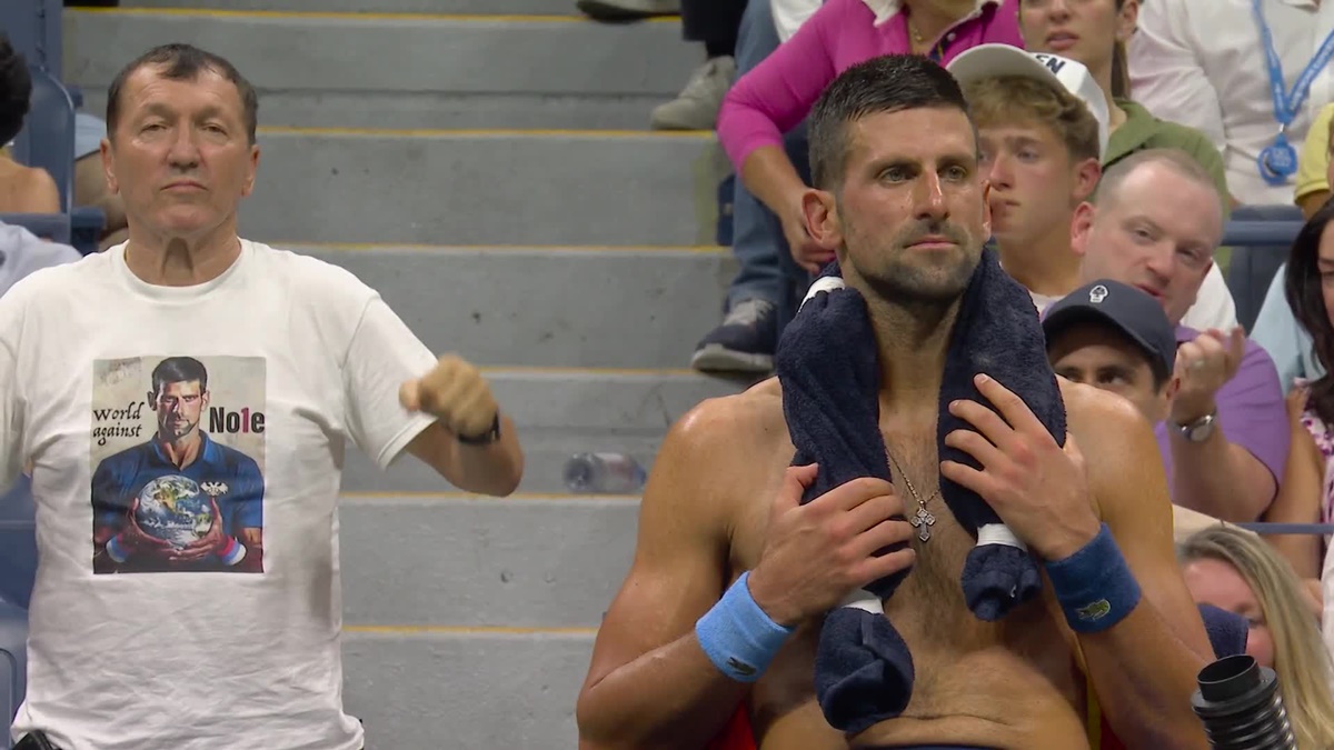 Novak Djokovic at the US Open