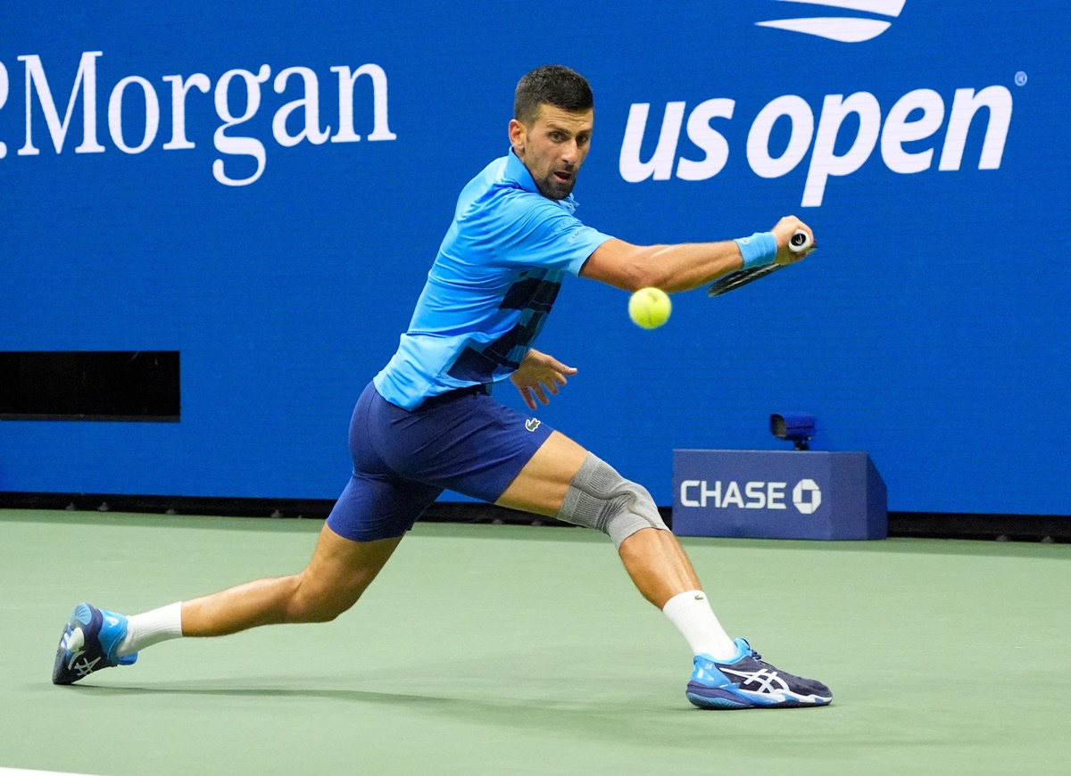 Novak Djokovic in the US Open