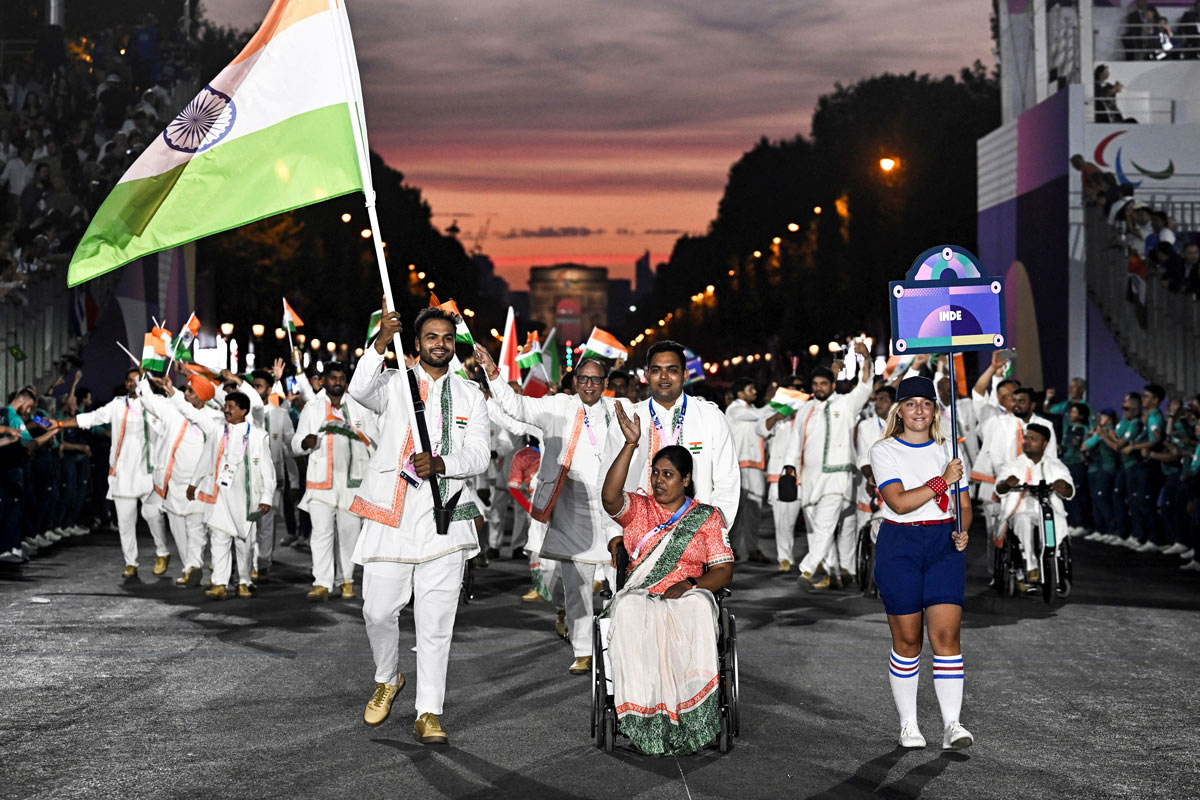 Sumit, Bhagyashri lead India's largest Paralympic team