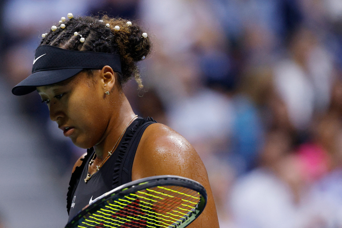 Japan's Naomi Osaka was ousted by Czech woman Karolina Muchova in the US Open second round on Thursday