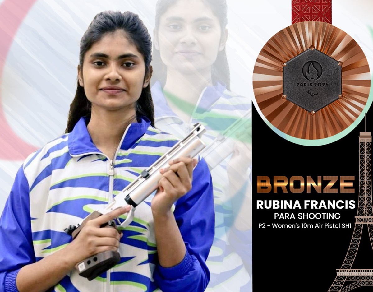 Para shooter Rubina Francis Paralympics 2024