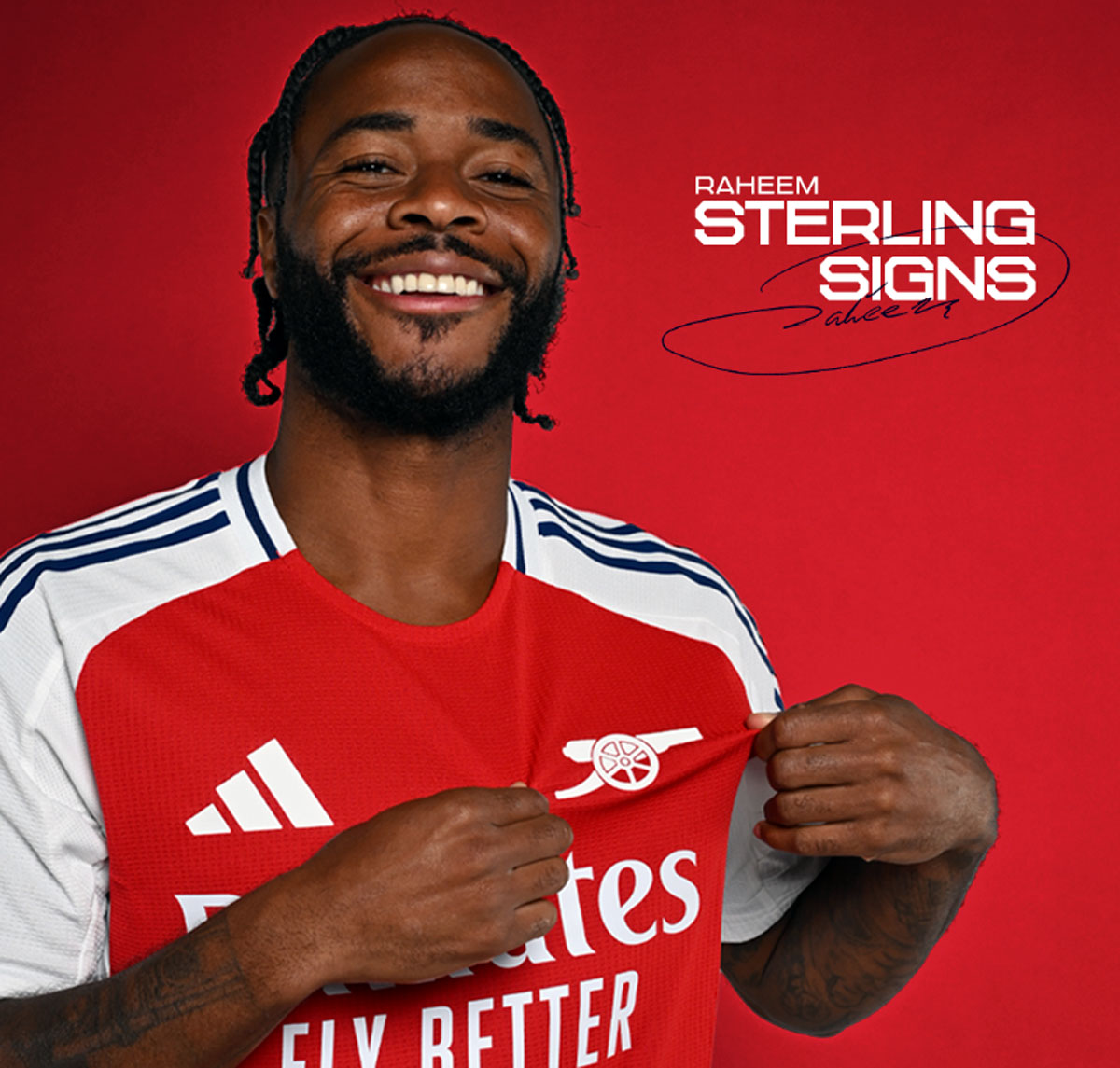 Chelsea winger Raheem Sterling moved to Arsenal on a loan deal