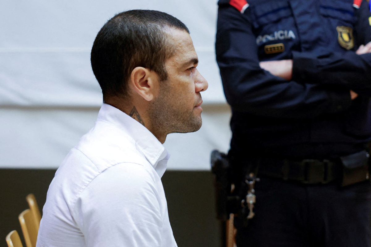 Former FC Barcelona defender Alves was arrested in January last year and has since been held on remand.