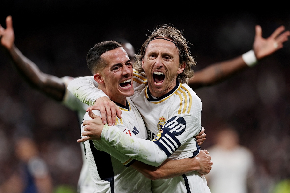 Soccer PIX: Modric stunner helps Real extend lead; Ramos nets late ...