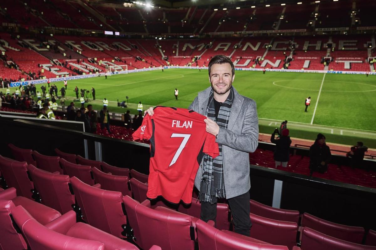 Shane Filan at Old Trafford