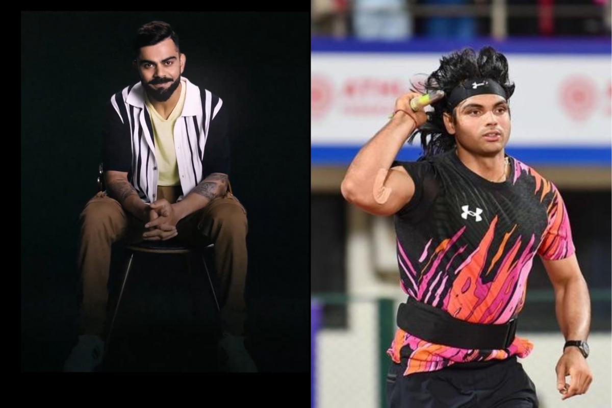 Virat Kohli and Neeraj Chopra