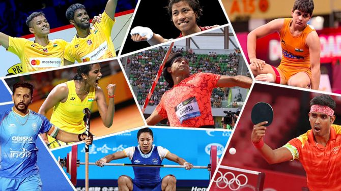 Indian athletes at the Paris Olympic Games