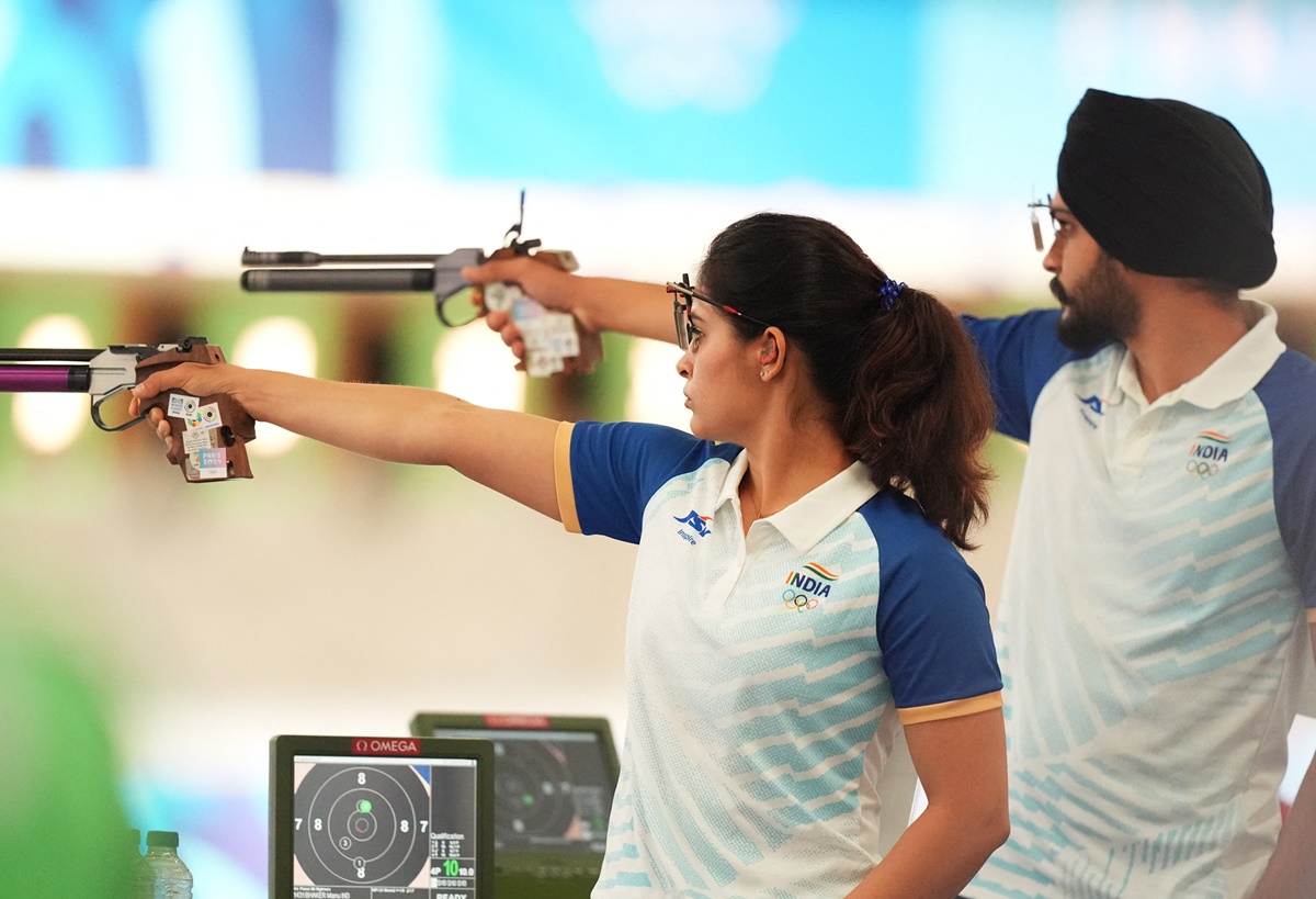 Bhaker-Sarabjot qualify for 10m air pistol mixed final