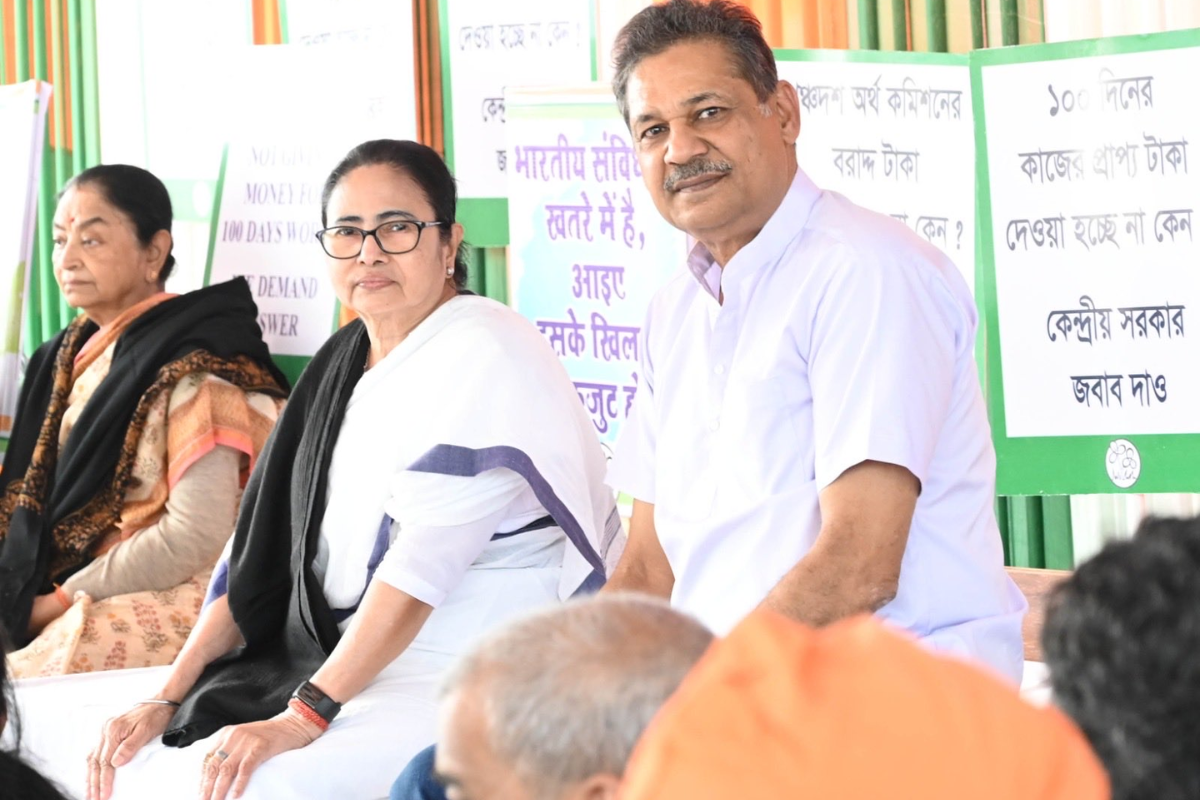 TMC's Kirti Azad with party chief Mamata Banerjee