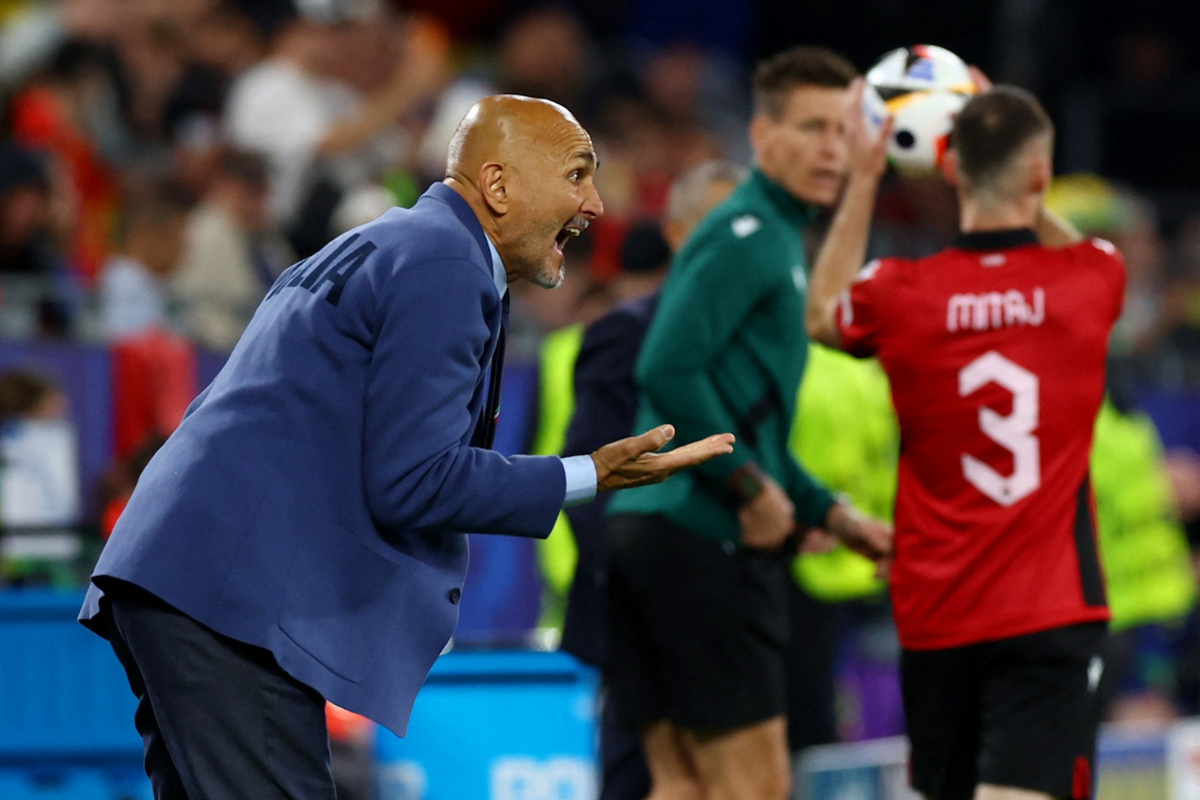 Italy coach Luciano Spalletti, who appeared frustrated during the second half, was clear Italy needed to improve.