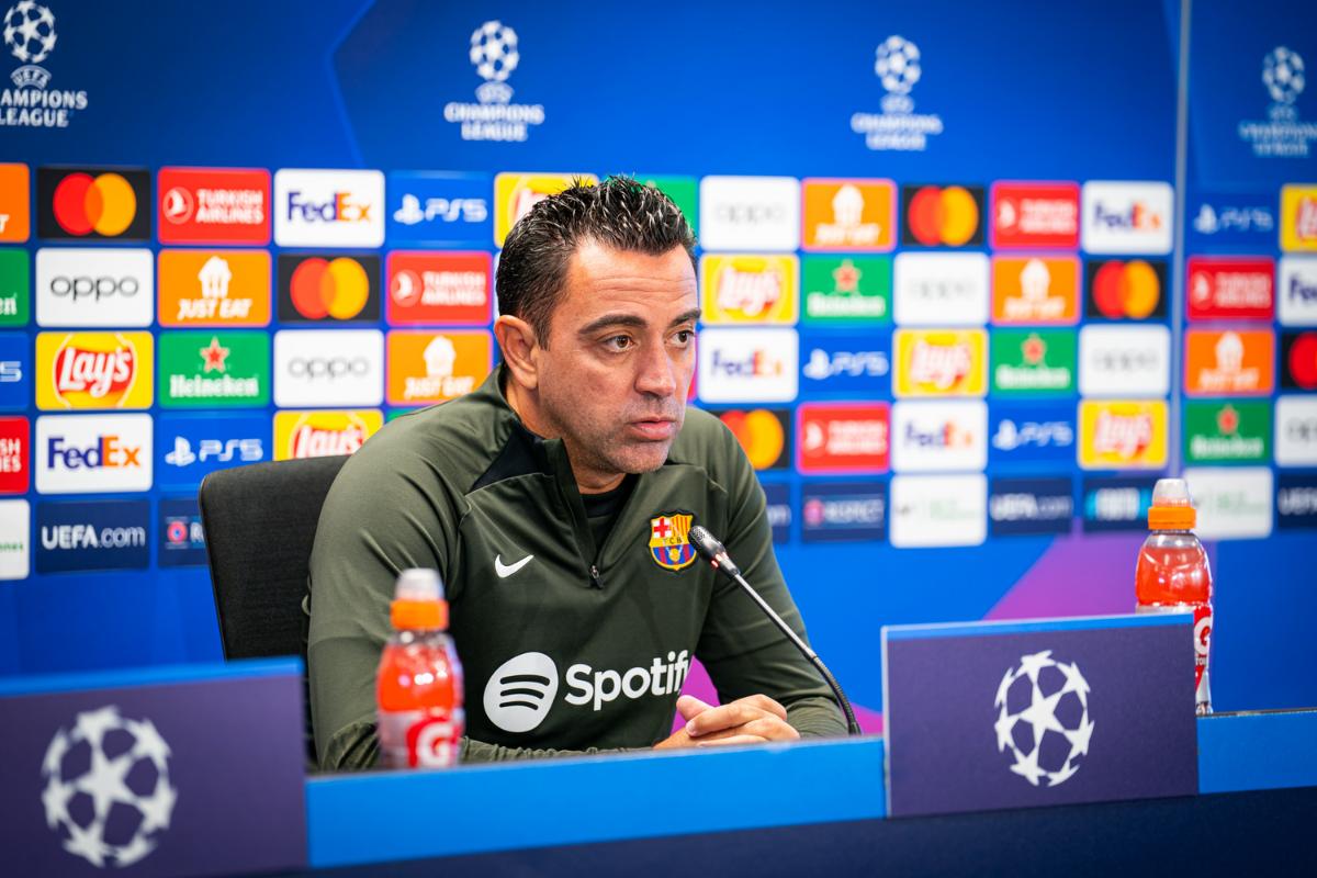 FC Barcelona coach Xavi Hernandez