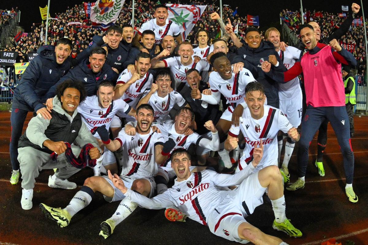 FC players celebrate after their win over Empoli