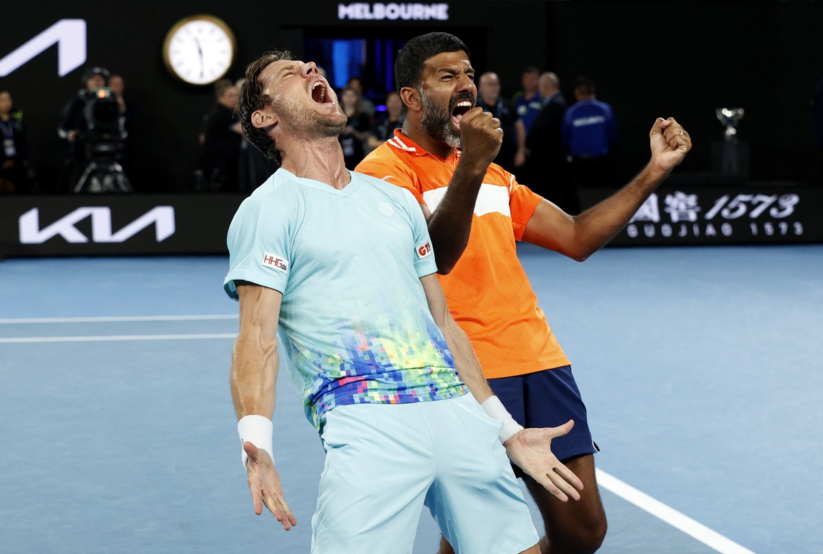 India's Rohan Bopanna and Australia's Matthew Ebden