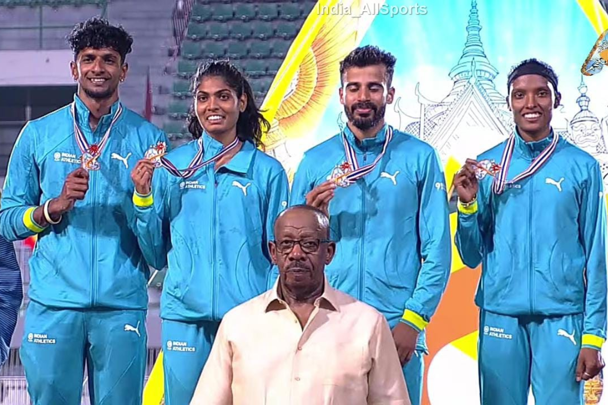 Asian C'ships: India mixed relay team bag gold