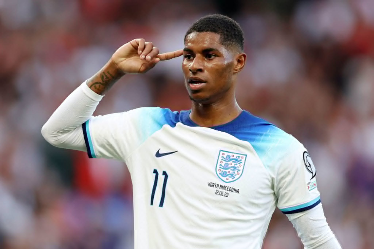 Marcus Rashford, 26, has earned 60 caps and scored 17 goals, including three at the 2022 World Cup in Qatar but has struggled for form this season with only seven Premier League goals for Manchester United.