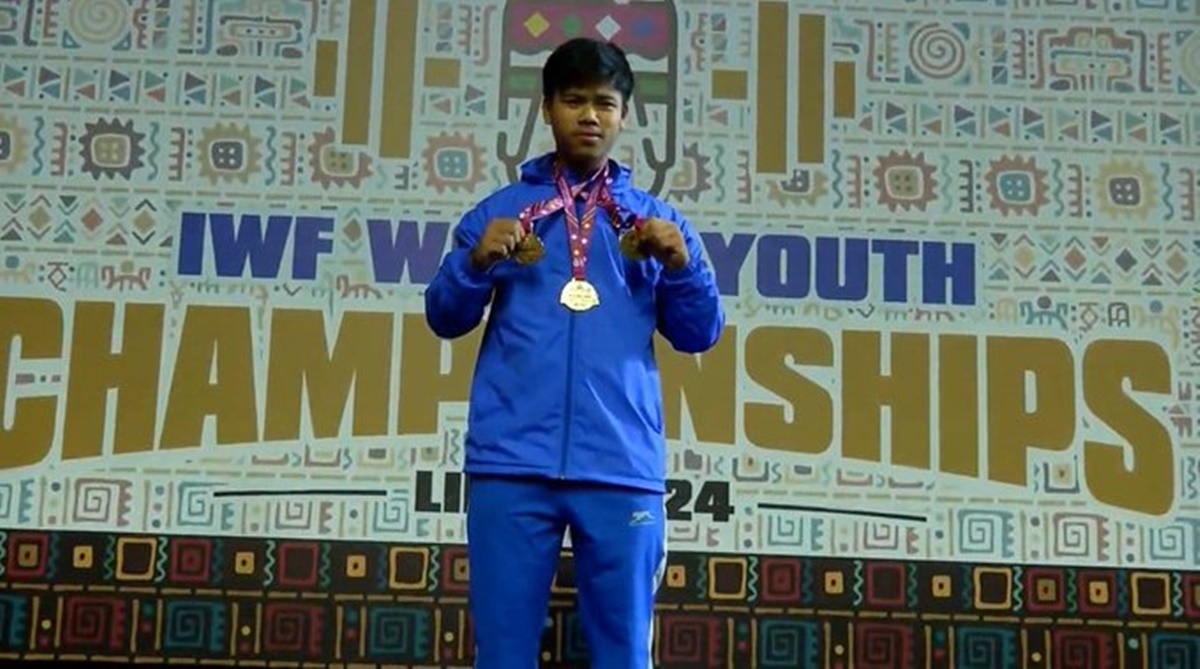 Assam's Bedabrat Bharali finished 12kg clear of his competitors with a total lift of 296kg in the men's 73kg at the IWF World Youth Championships in Lima, Peru.