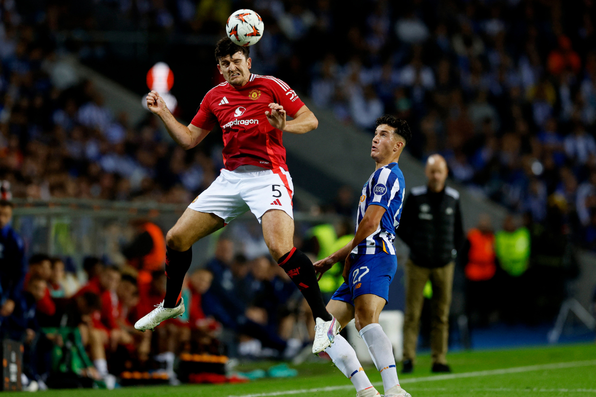 Manchester United's Harry Maguire in action 