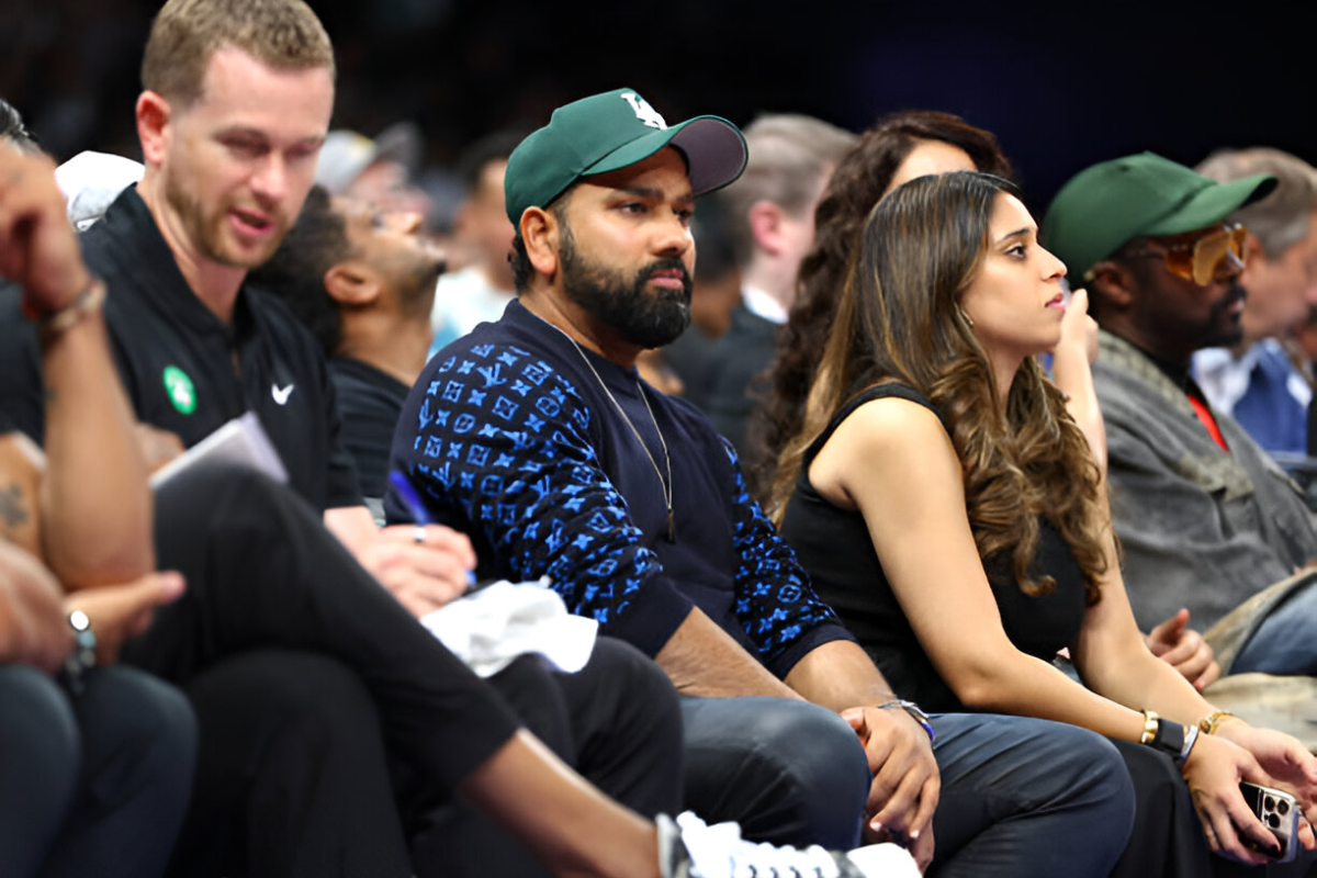 Rohit Sharma with wife Ritika Sajdeh 