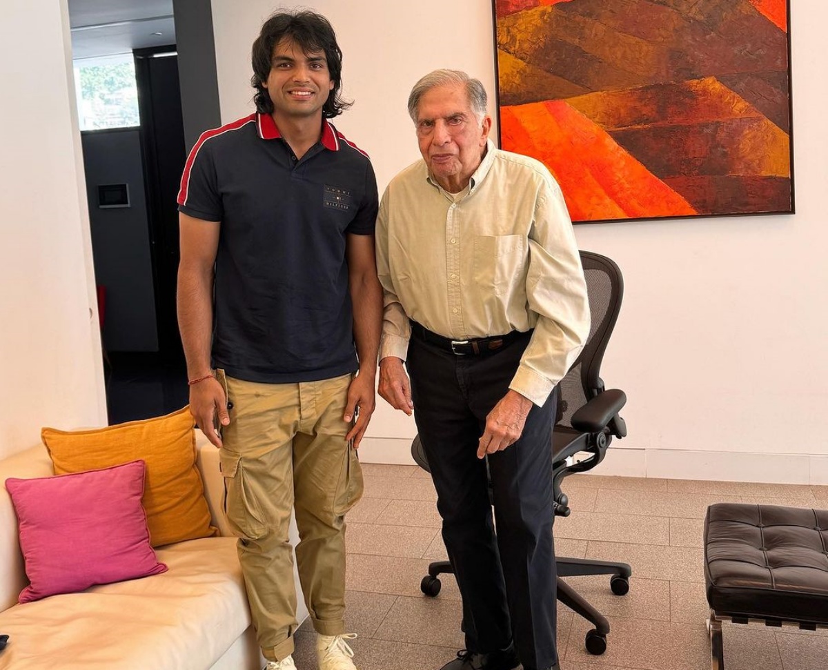 Neeraj Chopra with Ratan Tata