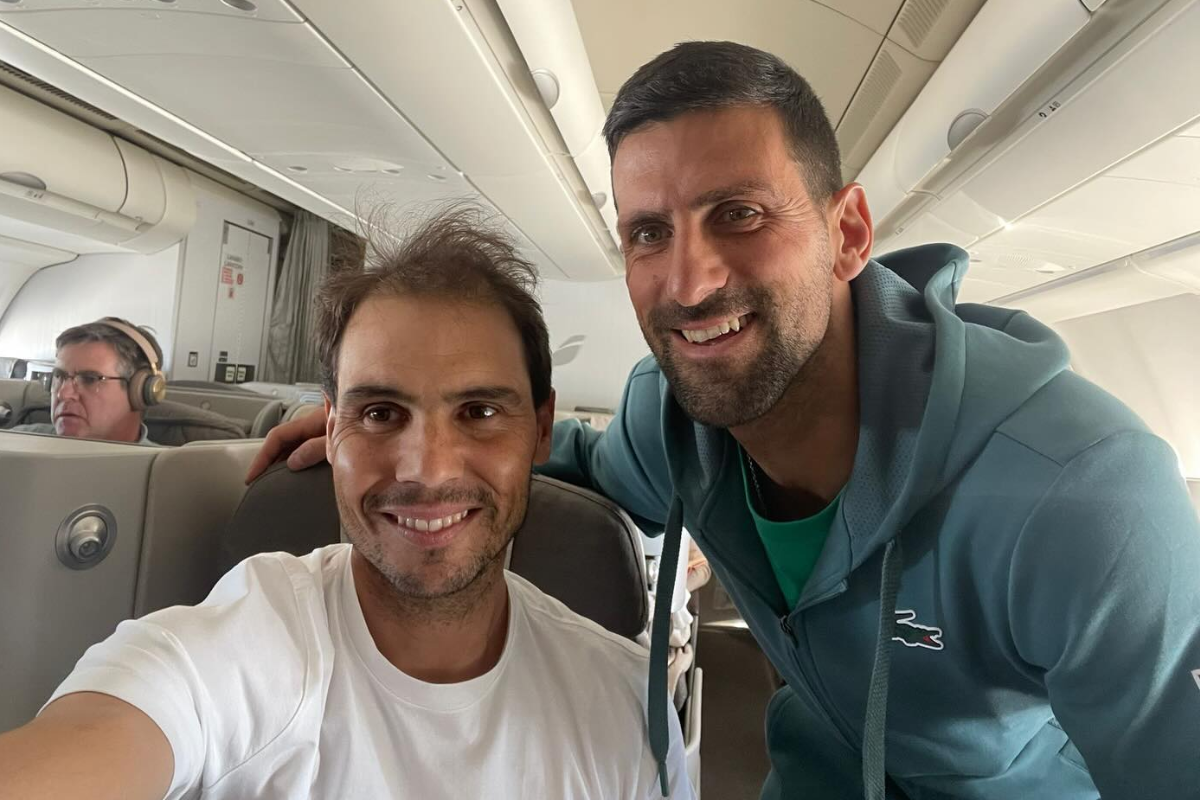 Rafael Nadal and Novak Djokovic