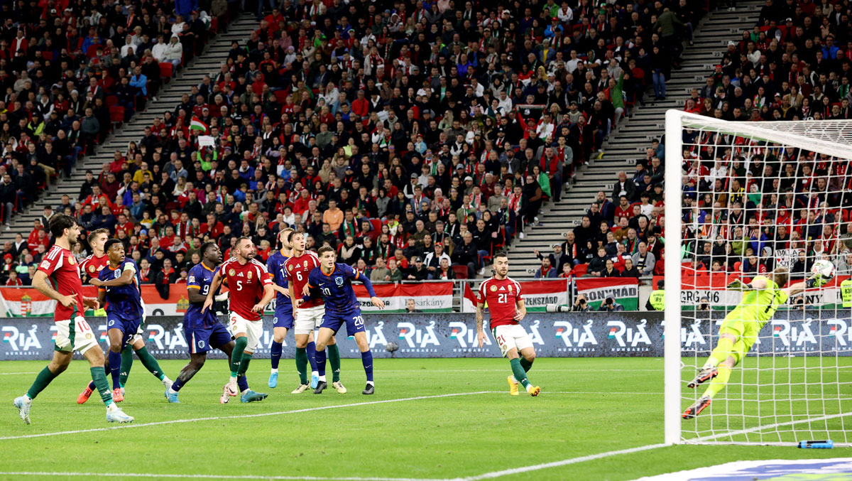 Denzel Dumfries headed in Cody Gakpo's free kick to score the goal for the Netherlands