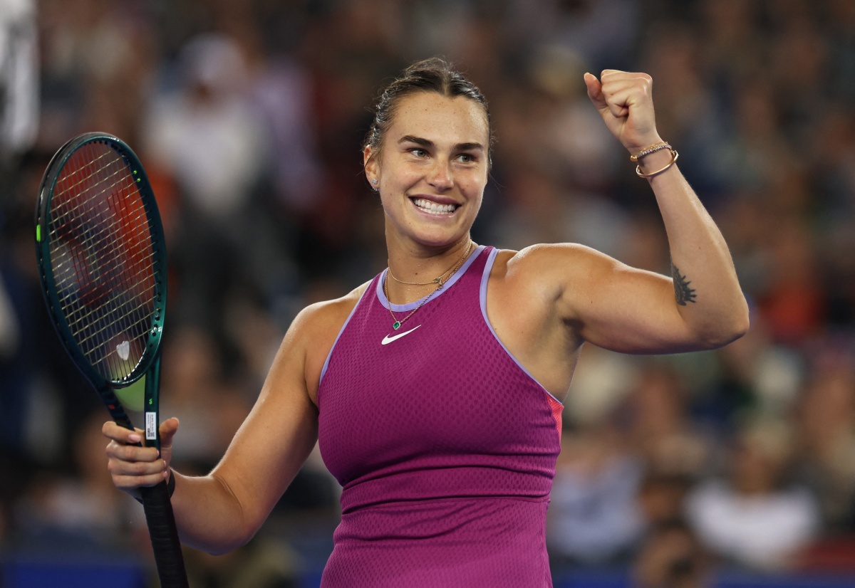 Belarus' Aryna Sabalenka has been on a trophy-winning spree this year