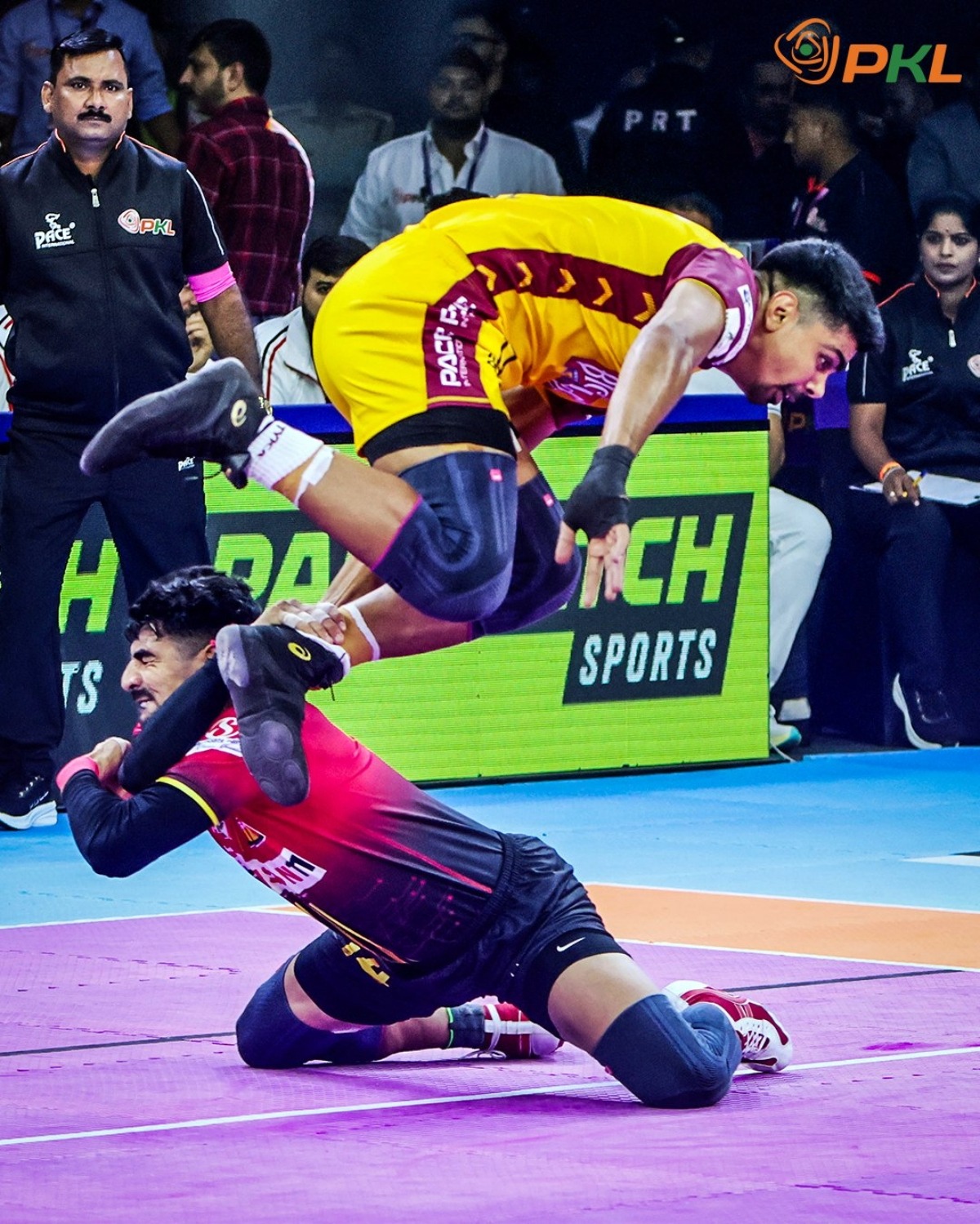 Pawan Sehrawat led the charge for Telegu Titans in their win over Bengaluru Bulls in the Premier Kabaddi League opener in Hyderabad on Friday