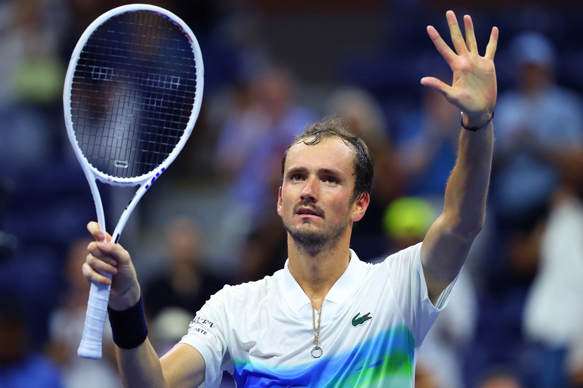 RUssian Daniil Medvedev at the US Open