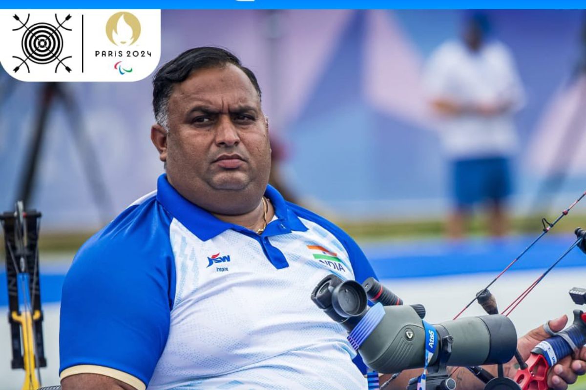 Archer Rakesh Kumar had a close finish before progressing into the Paralympics quarter-finals on Sunday